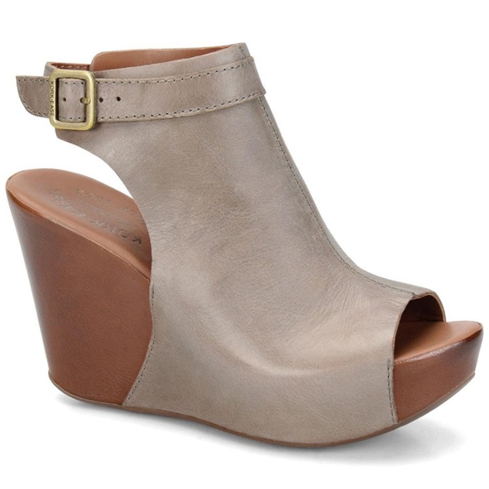 Kork-Ease Berit Peep-Toe Wedge Sandal